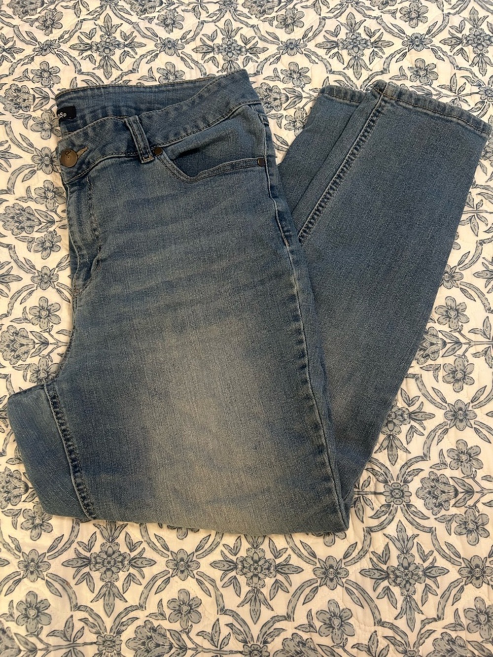 d. jeans Slim Straight Light Blue Women’s Jeans - ankle length